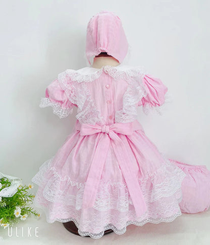 Aurora Royal - Pink Dress Set
