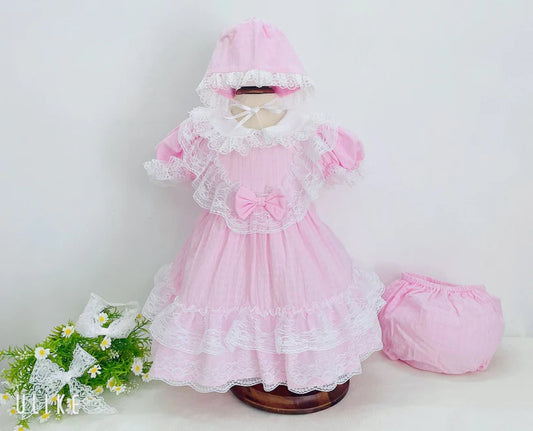 Aurora Royal - Pink Dress Set