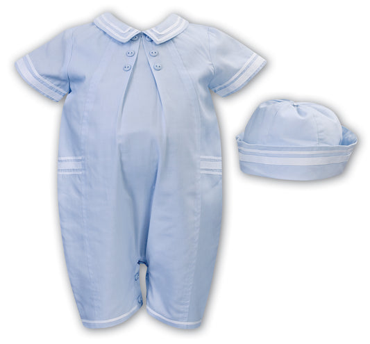 Sarah Louise - Romper Set with Hat