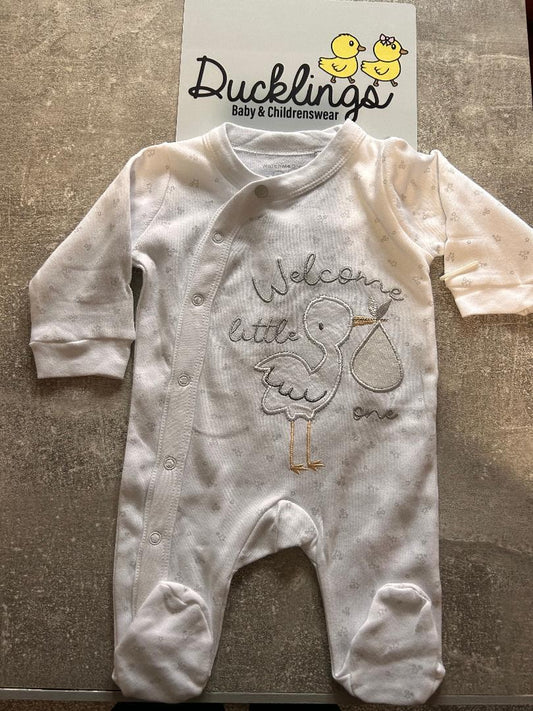 Welcome Little One Sleepsuit