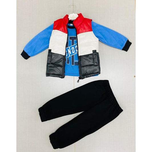 3 Piece Padded Gillet Tracksuit 