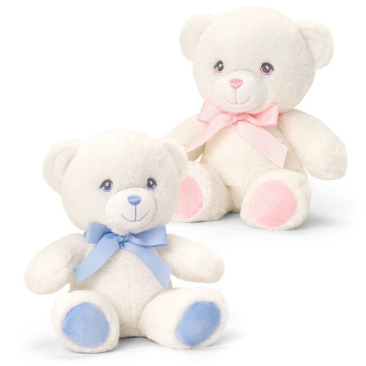 Cream Bear Pink and Blue - 15cm